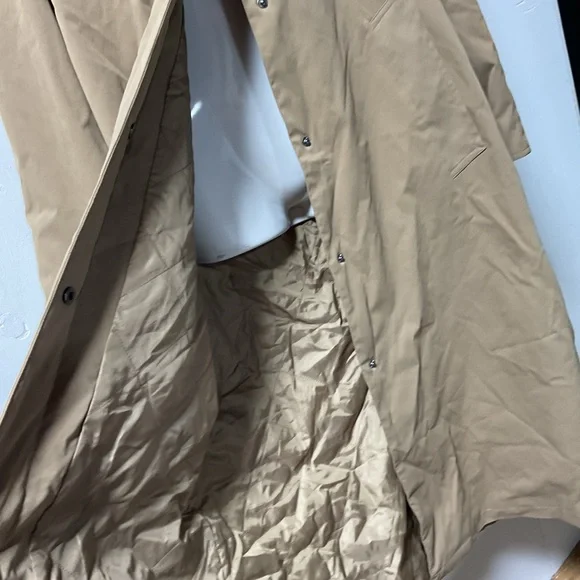 Only Tan Trench Coat with Brown Collar - Picture 3 of 13